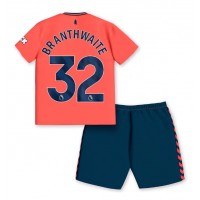 Camisa de time de futebol Everton Jarrad Branthwaite #32 Replicas 2º Equipamento Infantil 2023-24 Manga Curta (+ Calças curtas)